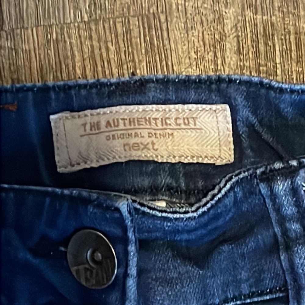 next Girl’s Denim Jeweled Jeans Size 3 - Picture 5 of 7